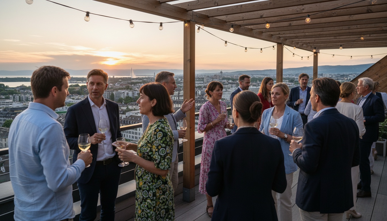Afterwork sur un rooftop