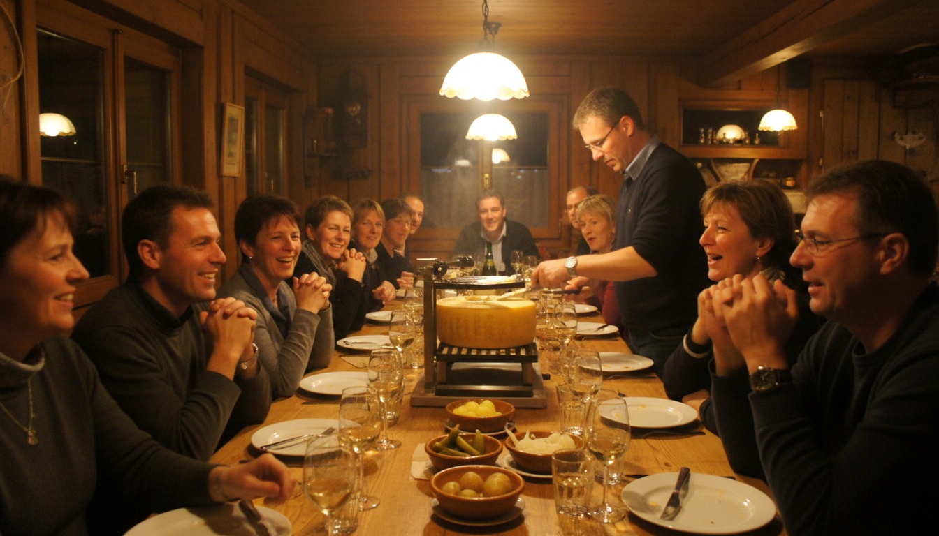 La toute première : une soirée raclette
